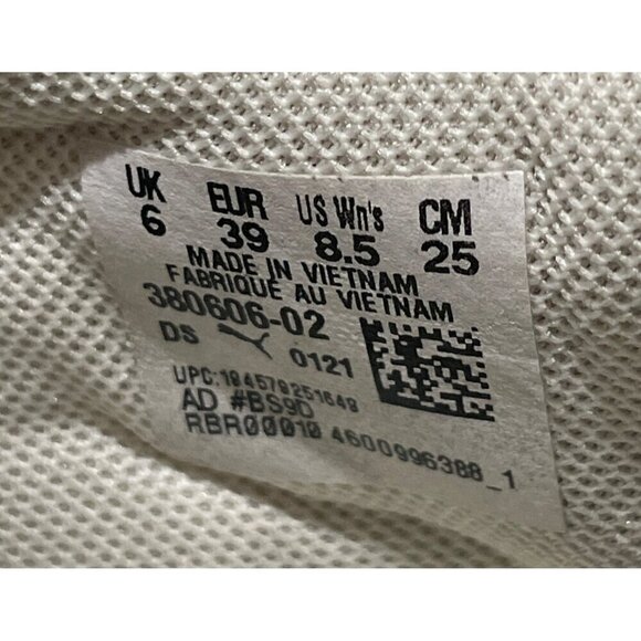 PUMA WOMENS PACER FUTURE ATHLETIC SNEAKERS EGGNOG WHITE ROSE COLOR SIZE 8.5 - Picture 6 of 6